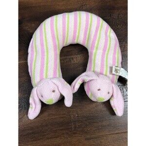 Maison Chic Striped Bunny Infant/Toddler Neck Travel Pillow!